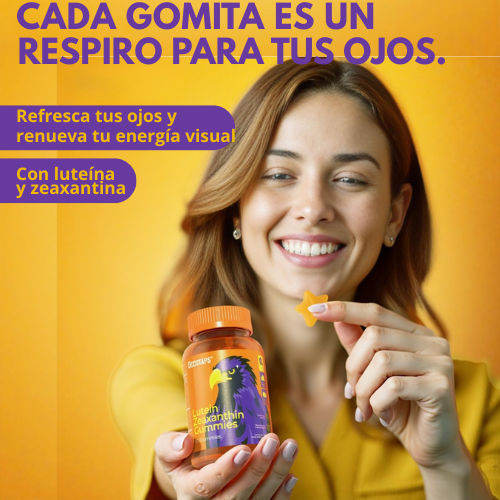 LUTEIN & ZEAXANTHIN GUMMIES: PROTEGE TU MIRADA CADA DÍA