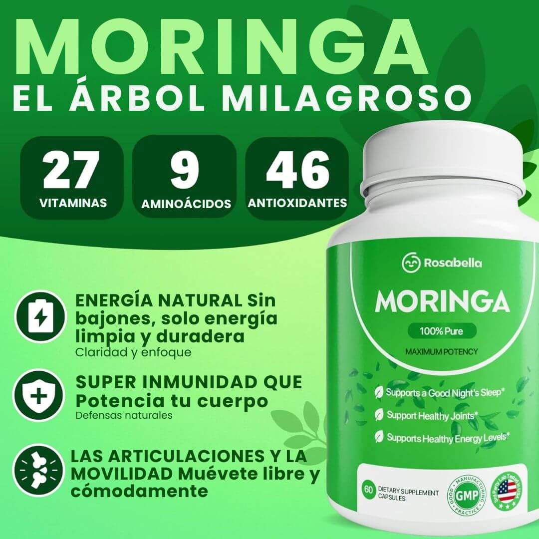 MORINGA PARA VITALIDAD Y BIENESTAR DIARIO