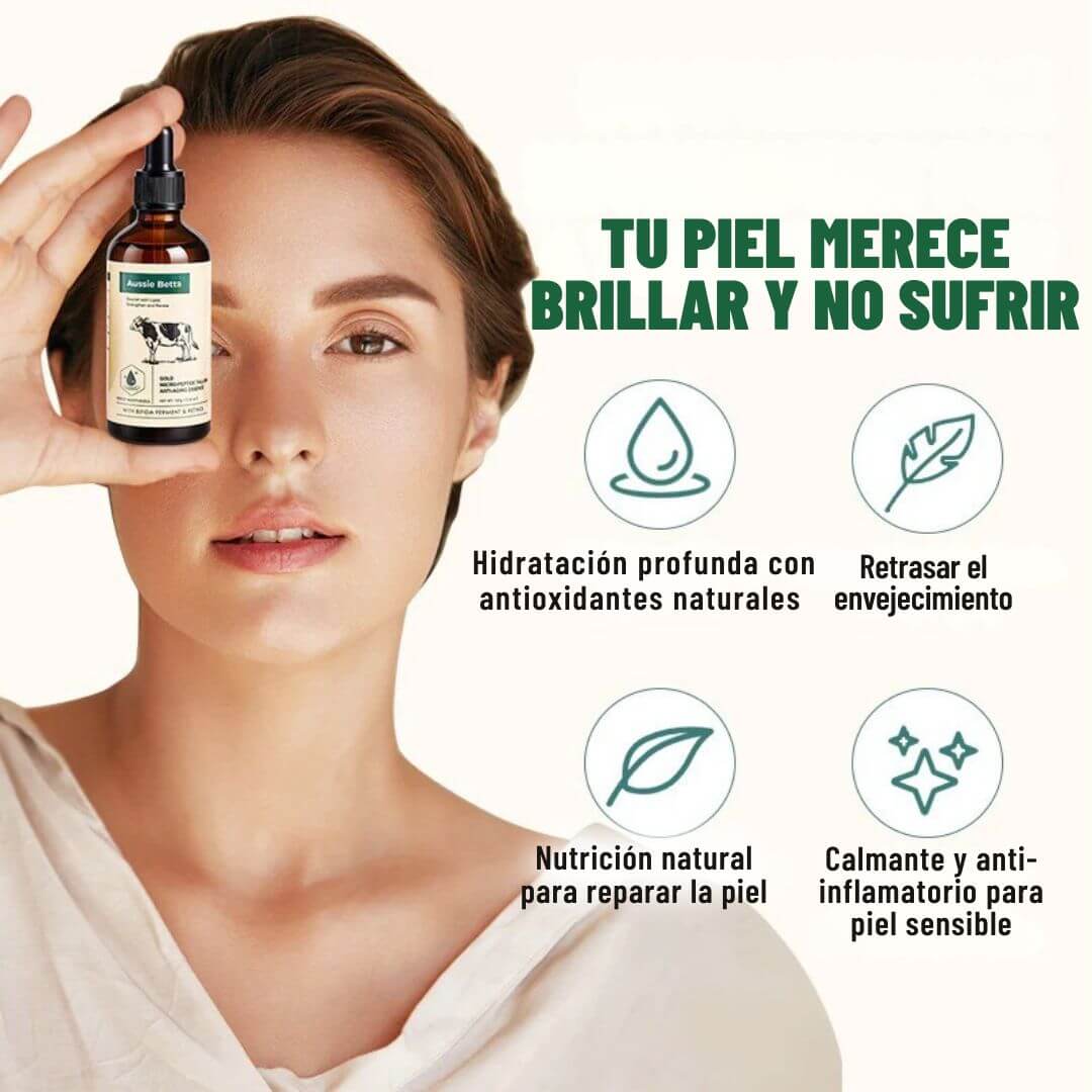 SUERO DE SEBO CON MICROPÉPTIDOS DORADOS AUSSIE BETTA